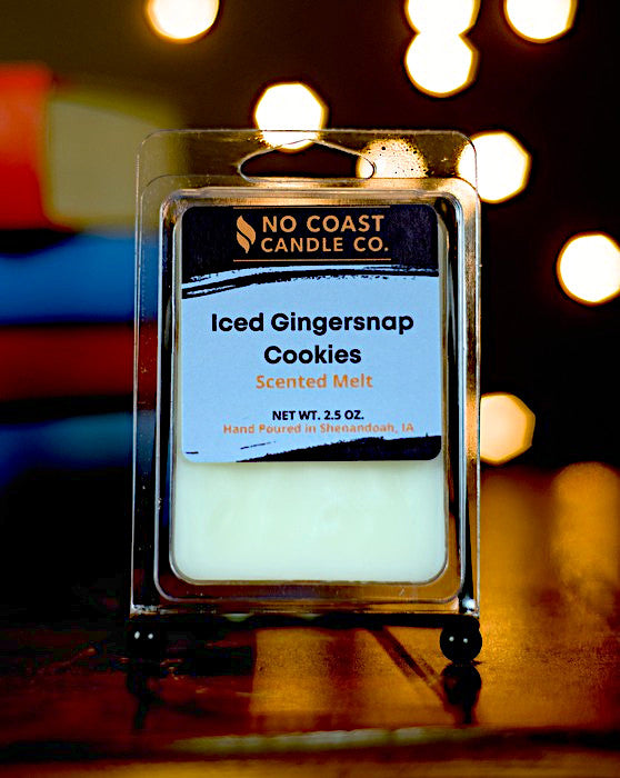 Iced Ginger Snap Cookies